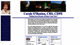 What Caroleobanion.com website looked like in 2020 (3 years ago)