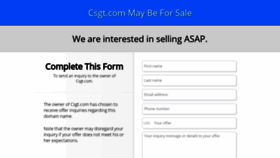What Csgt.com website looked like in 2020 (3 years ago)