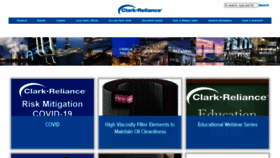 What Clarkreliance.com website looked like in 2020 (3 years ago)