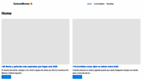 What Cartoonmoviez.com website looked like in 2020 (4 years ago)