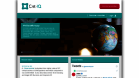 What Crit-iq.com website looked like in 2020 (3 years ago)