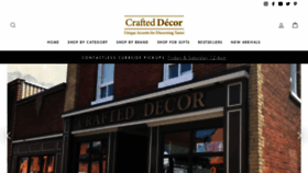 What Crafteddecor.ca website looked like in 2020 (3 years ago)