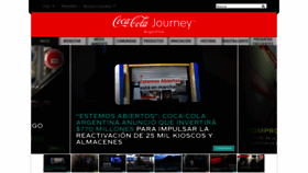 What Cocacoladeargentina.com.ar website looked like in 2020 (3 years ago)