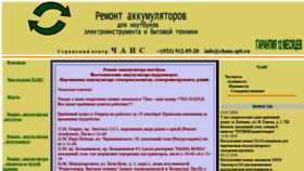 What Chans.spb.ru website looked like in 2020 (3 years ago)