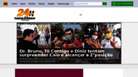 What Campos24horas.com.br website looked like in 2020 (3 years ago)