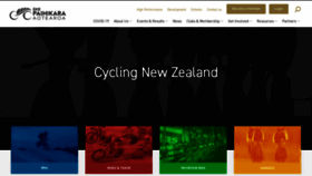 What Cyclingnewzealand.nz website looked like in 2020 (3 years ago)
