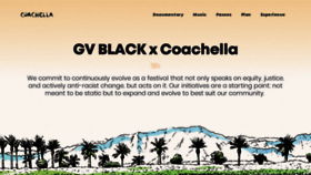What Coachella-lineup.com website looked like in 2020 (3 years ago)