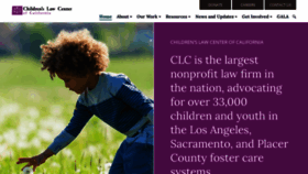 What Clccal.org website looked like in 2020 (3 years ago)