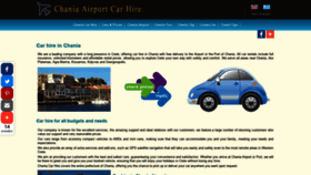 What Chania-airport-carhire.com website looked like in 2020 (3 years ago)