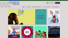 What Construirnoticias.com.br website looked like in 2020 (3 years ago)