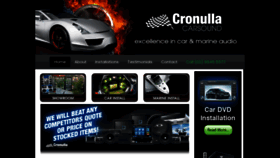What Cronullacarsound.com.au website looked like in 2020 (3 years ago)
