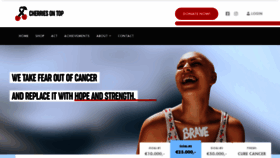 What Cherriesontop.org website looked like in 2020 (3 years ago)