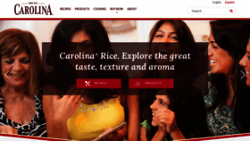 What Carolinarice.com website looked like in 2020 (3 years ago)