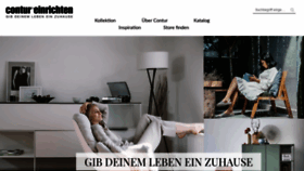 What Contur-einrichtung.de website looked like in 2020 (3 years ago)