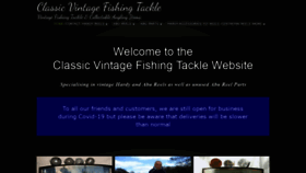 What Classicvintagefishingtackle.com website looked like in 2020 (3 years ago)