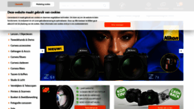 What Cameraland.nl website looked like in 2020 (5 years ago)