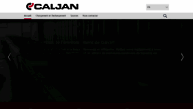 What Caljan.fr website looked like in 2020 (3 years ago)