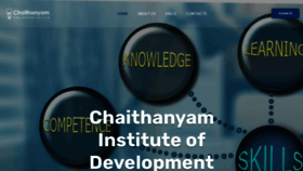 What Chaithanyam.org website looked like in 2020 (3 years ago)