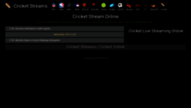 What Cricstream.me website looked like in 2020 (3 years ago)