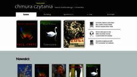 What Chmuraczytania.pl website looked like in 2020 (5 years ago)