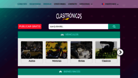 What Clasificadoselectronicos.com website looked like in 2020 (3 years ago)
