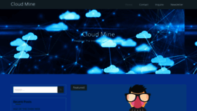 What Cloudmine.me website looked like in 2020 (3 years ago)