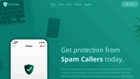 What Callprotect.org website looked like in 2020 (3 years ago)