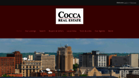 What Coccarealestate.com website looked like in 2020 (3 years ago)