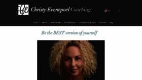 What Christyevenepoel.com website looked like in 2020 (3 years ago)