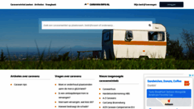What Caravan-info.nl website looked like in 2020 (3 years ago)