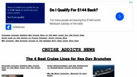 What Cruiseaddictsnews.com website looked like in 2020 (3 years ago)