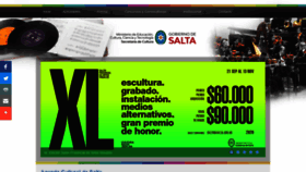 What Culturasalta.gov.ar website looked like in 2020 (3 years ago)