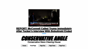 What Conservativeangle.com website looked like in 2020 (3 years ago)