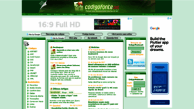 What Codigofonte.net website looked like in 2020 (3 years ago)