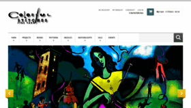 What Colorfulstitches.com website looked like in 2020 (3 years ago)