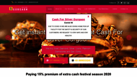 What Cashforsilvergurgaon.co.in website looked like in 2020 (3 years ago)