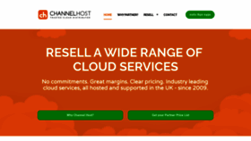 What Channelhost.co.uk website looked like in 2020 (3 years ago)