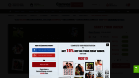 What Canvaschamp.in website looked like in 2020 (3 years ago)