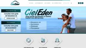 What Cieleden.com website looked like in 2020 (3 years ago)