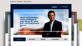 What Cortibau.ch website looked like in 2020 (3 years ago)