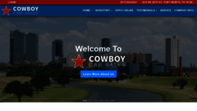 What Cowboycarsales.net website looked like in 2020 (3 years ago)