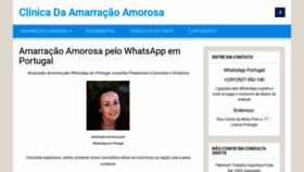 What Clinicadaamarracao.com website looked like in 2020 (3 years ago)