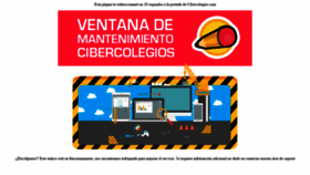 What Cibercolegios.co website looked like in 2020 (3 years ago)