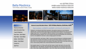 What Croatia-maslinica-solta.com website looked like in 2020 (3 years ago)