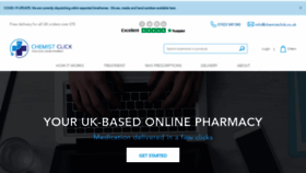 What Chemistclick.co.uk website looked like in 2020 (3 years ago)