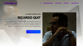What Ciencia.cc website looked like in 2020 (3 years ago)