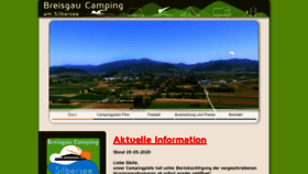 What Camping-freiburg.net website looked like in 2020 (3 years ago)