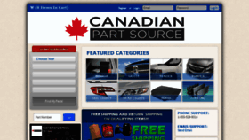 What Canadianpartsource.com website looked like in 2020 (3 years ago)