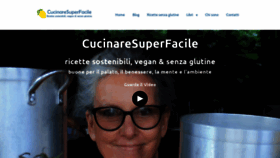 What Cucinaresuperfacile.com website looked like in 2020 (3 years ago)