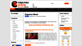 What Capurso-online.it website looked like in 2020 (3 years ago)